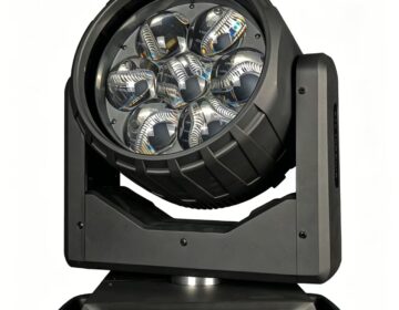 7×60W Outdoor Waterproof LED Moving Head Color-Changing Light